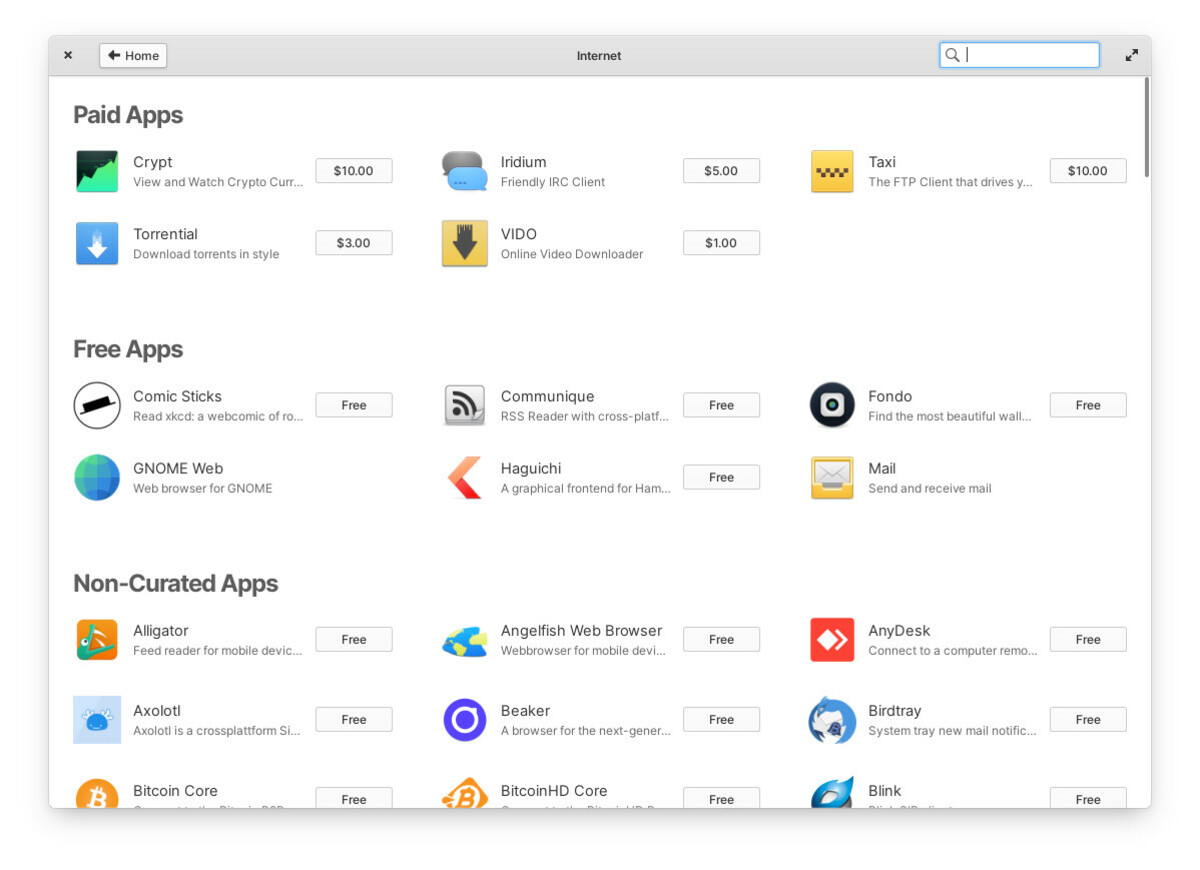 Improved AppCenter category view in elementary 6.1